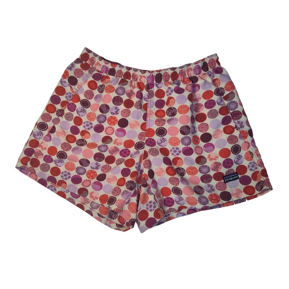 Patagonia Women's Multicolor Polka Dot Athletic Shorts - Pink, Red, Purple